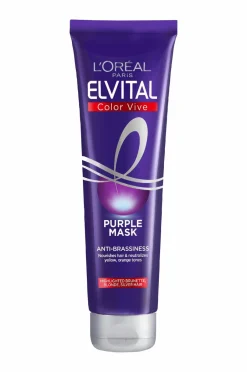 L'Oréal Paris Elvital Color Vive Purple Hair Mask For Colored Hair 150 Ml^ Hår|Hår