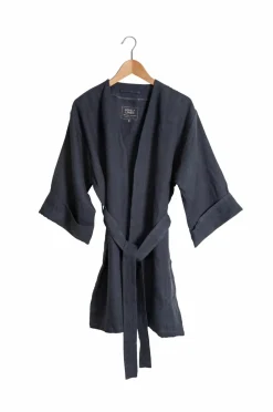 Lovely Linen Kimono Lovely i vasket hør^Dame Loungewear & Homewear