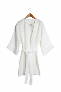 Lovely Linen Kimono Lovely i vasket hør^Dame Loungewear & Homewear