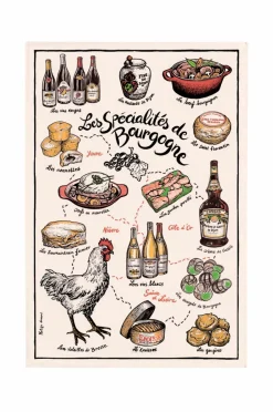 New Køkkenhåndklæde Specialites De Bourgogne 48 X 72 Køkkentekstiler