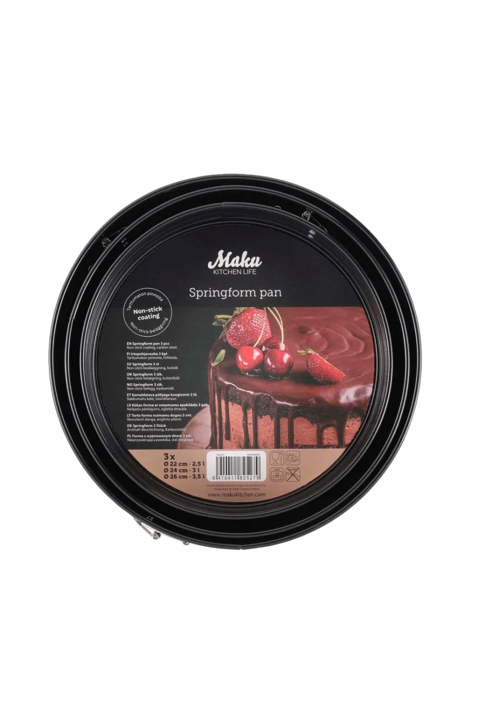 Maku Kitchen Life Springforme 3-pak^ Bagetilbehør & Bageredskaber