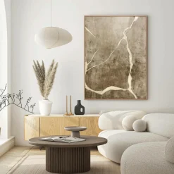 Malerifabrikken Design Painting / Vibranium / 90x120 Cm / Egetræsramme^ Posters & Billeder