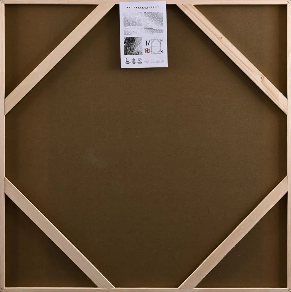 Malerifabrikken Design Painting / Ensemble / 100x100 Cm / Egetræsramme^ Posters & Billeder