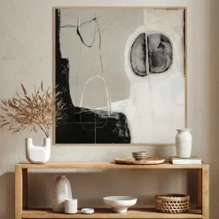 Malerifabrikken Design Painting / Ensemble / 100x100 Cm / Egetræsramme^ Posters & Billeder