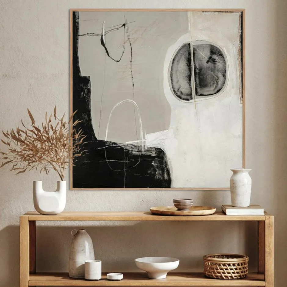 Malerifabrikken Design Painting / Ensemble / 100x100 Cm / Egetræsramme^ Posters & Billeder