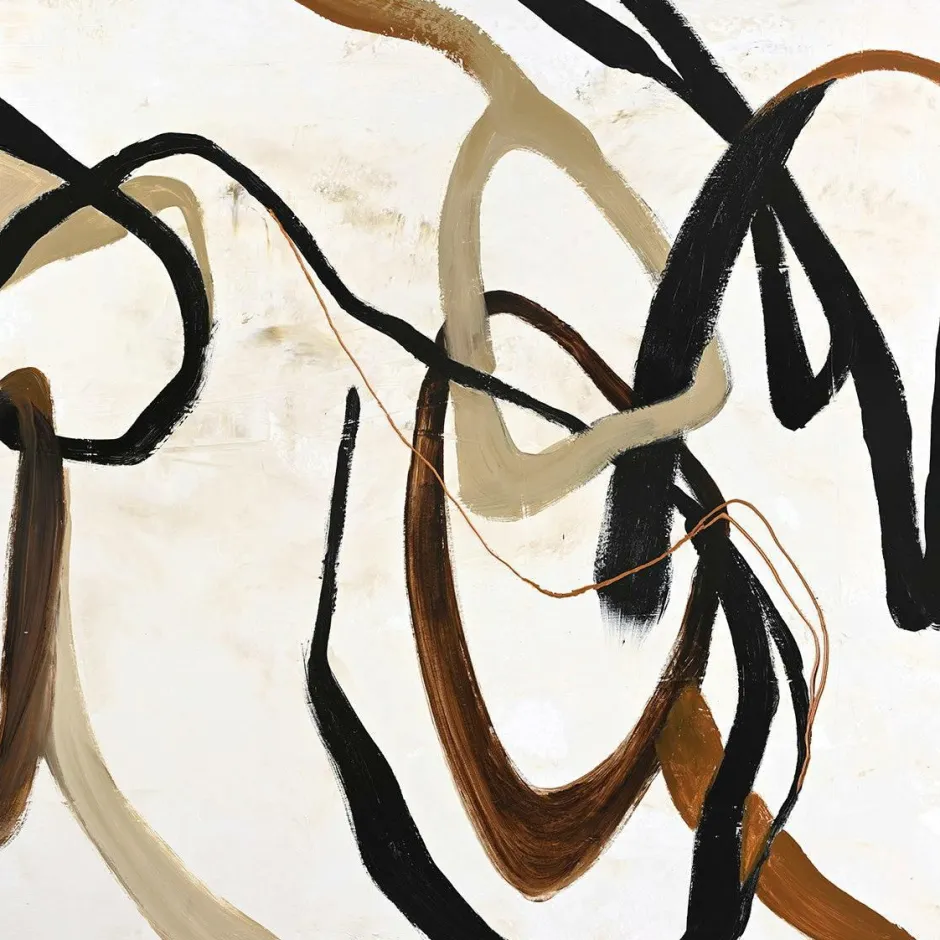 Malerifabrikken Design Painting / Once Again / 100x100 Cm / Egetræsramme^ Posters & Billeder