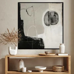 Malerifabrikken Design Painting / Ensemble / 100x100 Cm / Sort ramme^ Posters & Billeder