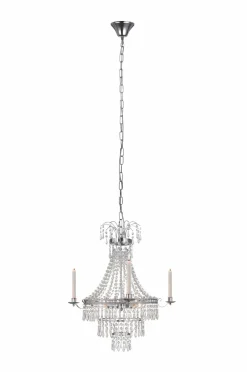 Discount MARIELUND Lysekrone 3L /MC Krystallysekroner