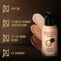 Max Factor All Day Flawless 3in1 Foundation^ Ansigt