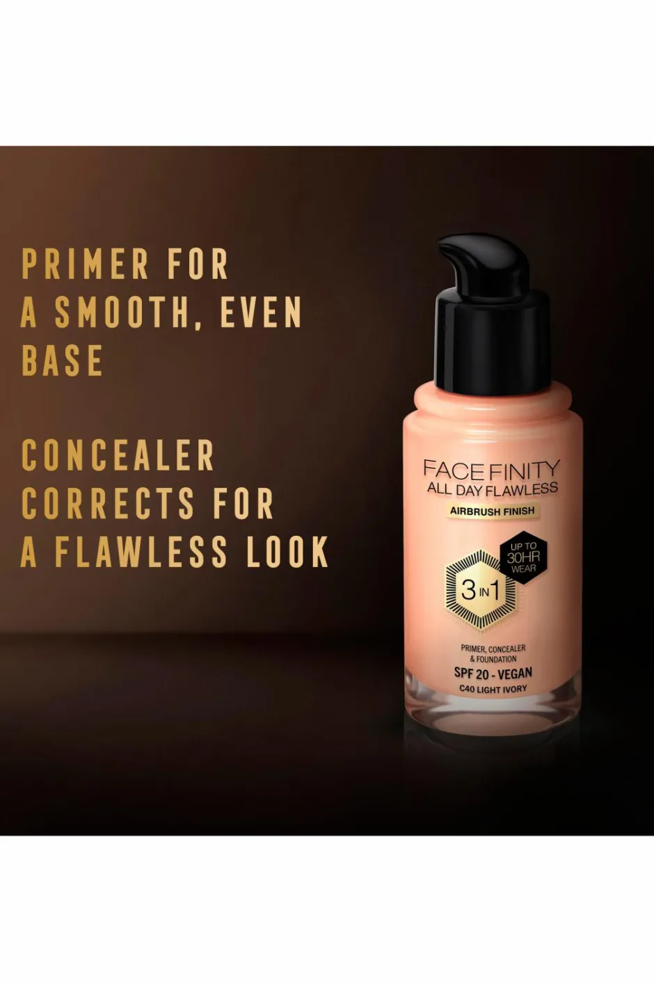 Clearance All Day Flawless 3in1 Foundation Ansigt