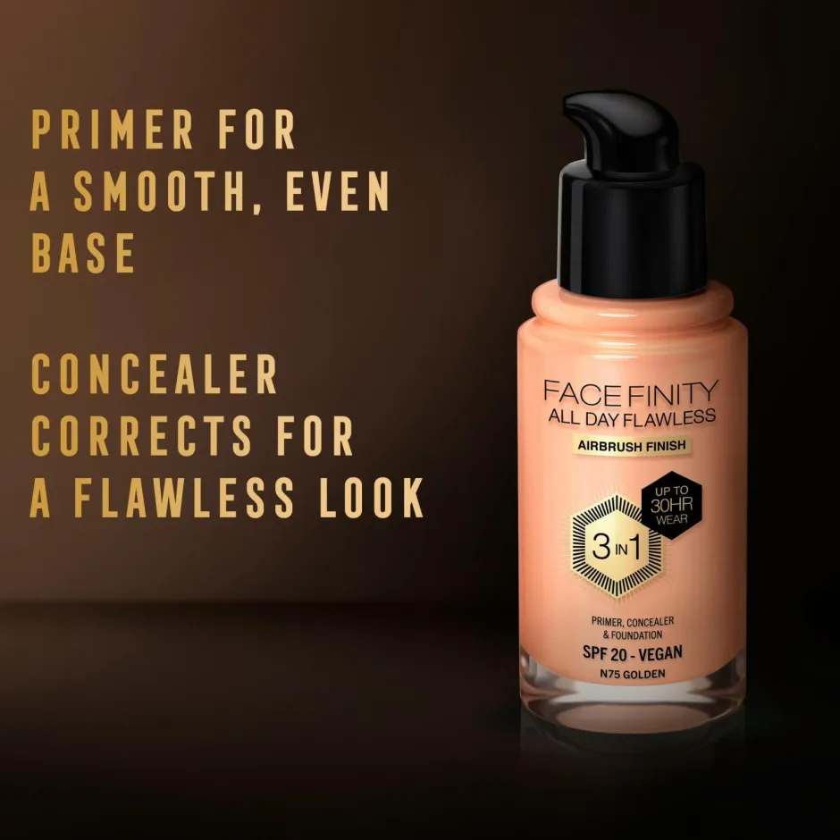 All Day Flawless 3in1 Foundation Ansigt