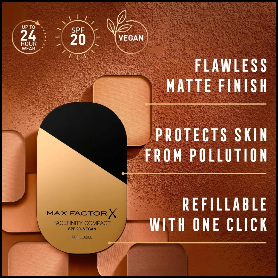 Facefinity Compact Foundation refillable 10 gr Ansigt
