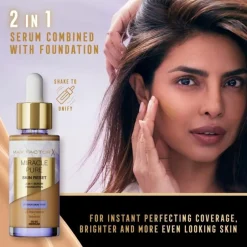 Max Factor Miracle Pure Serum Foundation^ Ansigt