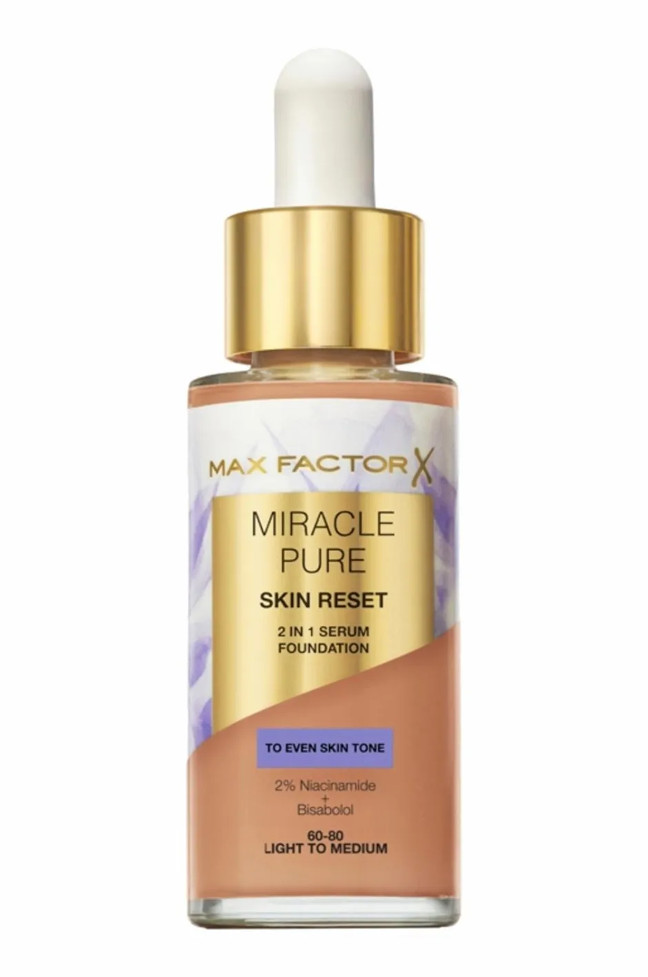 Max Factor Miracle Pure Serum Foundation^ Ansigt