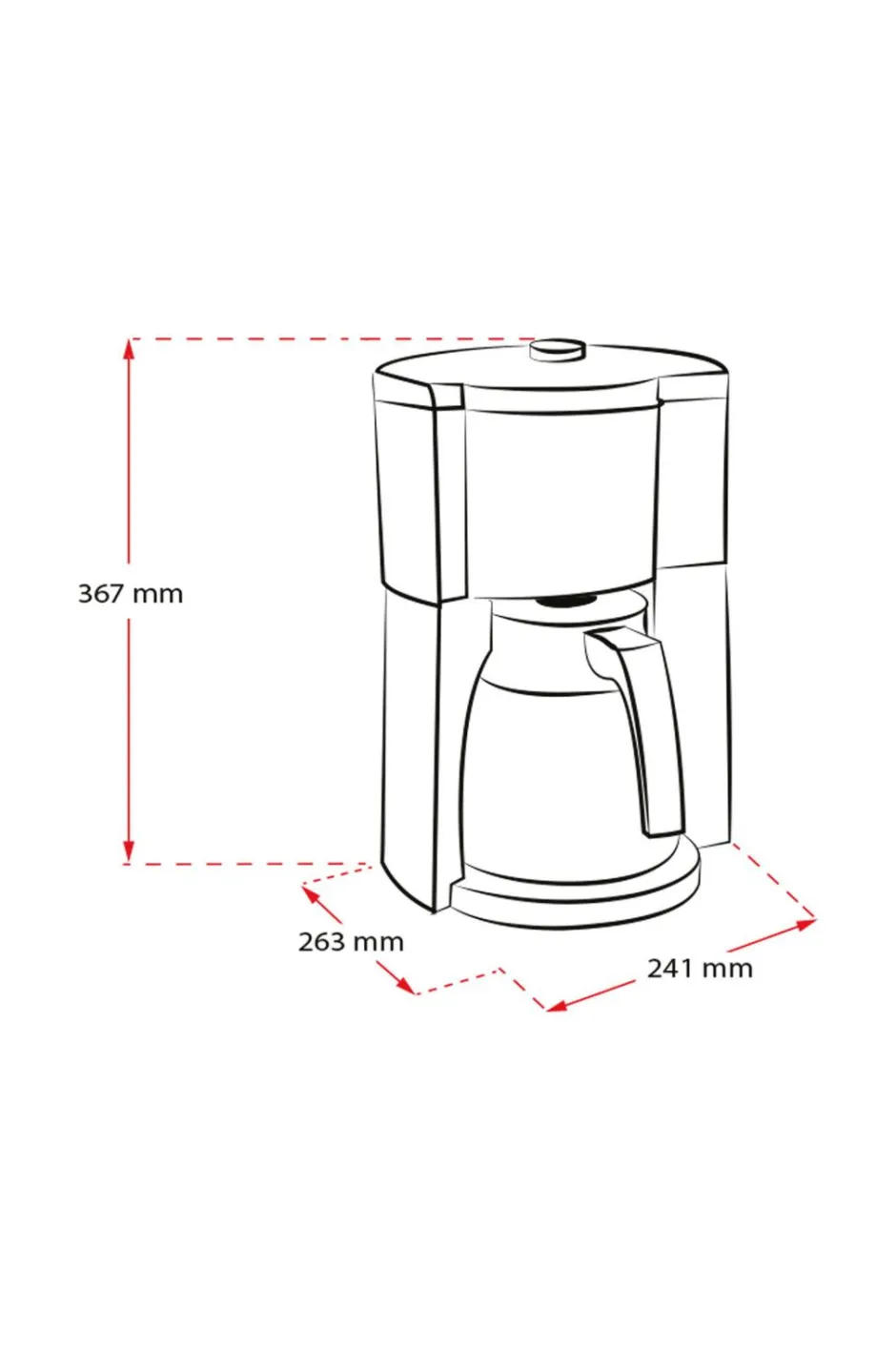 Melitta Termokande til brygning Look 5.0 Therm Timer^ Kaffe- & Espressomaskiner