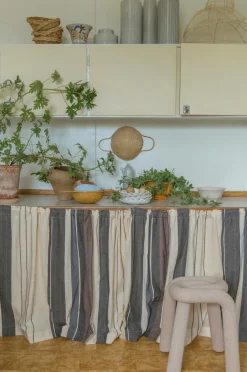 Bistro gardin Håndvævet bomuld Gardinkapper