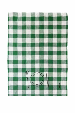 Mimou Tehåndklæde Plate^ Køkkentekstiler