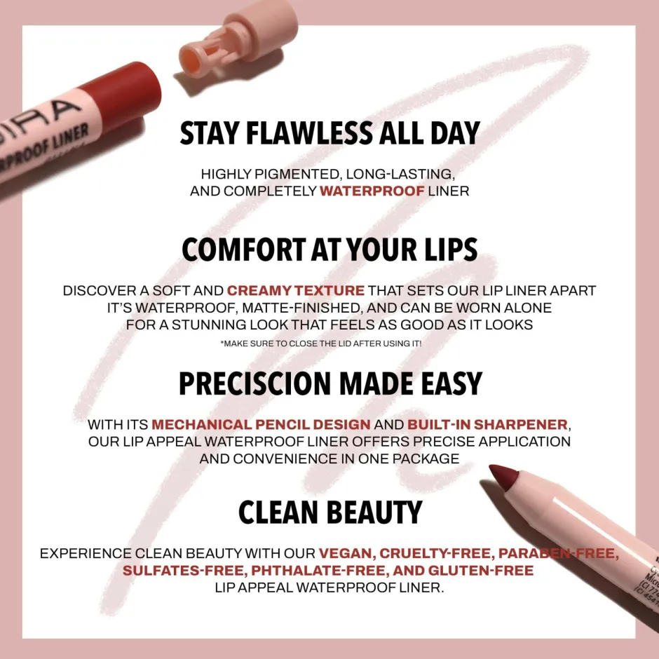 Online Lip Appeal Waterproof Liner Øjne