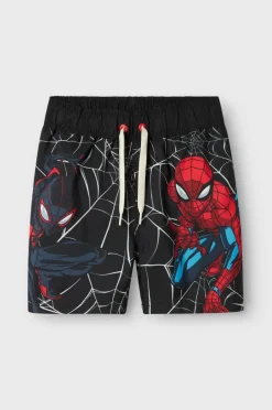Name it Badebukser nmmMave Spider Long Swimshorts^Børn Badetøj