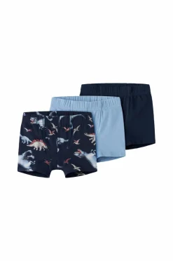 Name it Boksershorts nmmTights Navy Dino 3-pak^Børn Undertøj