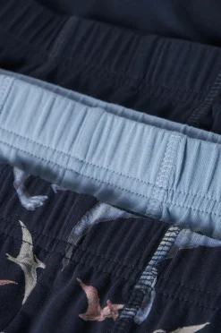 Name it Boksershorts nmmTights Navy Dino 3-pak^Børn Undertøj