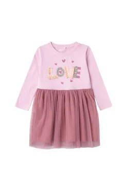 Sale Kjole nmfOhfelia LS Dress Box Børn Festtøj