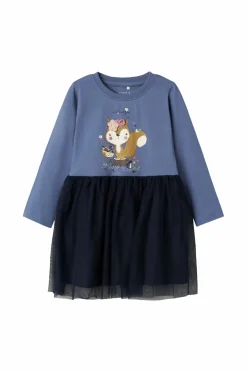 Name it Kjole nmfOhfelia LS Dress Box^Børn Festtøj