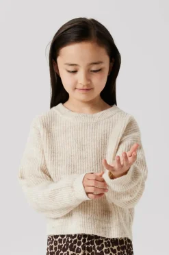 Clearance Pullover nkfHolly LS Boxy Short Knit Børn Trøjer & Cardigans
