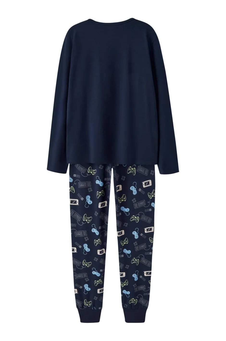 Pyjamassæt nkmNightset Navy Gamer Børn Nattøj & Homewear