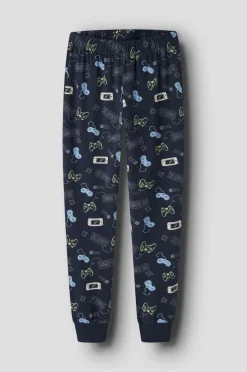 Pyjamassæt nkmNightset Navy Gamer Børn Nattøj & Homewear