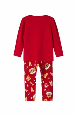Pyjamassæt nmfSarba Paw LS Børn Nattøj & Homewear