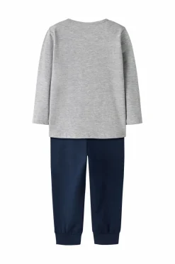 Best Pyjamassæt nmmNightset Grey Firetruck Børn Nattøj & Homewear