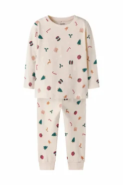 Outlet Pyjamassæt nmnVismas LS Børn Nattøj & Homewear