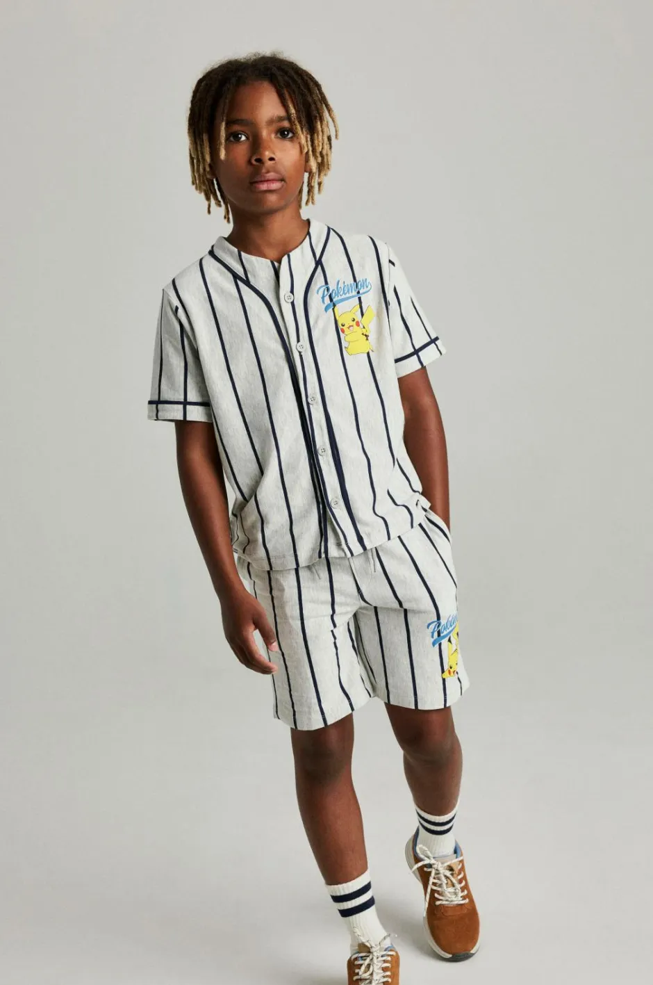 Name it Skjorte + shorts nkmMaska Pokemon Nreg Shortsset Sky^Børn Sæt Til Børn