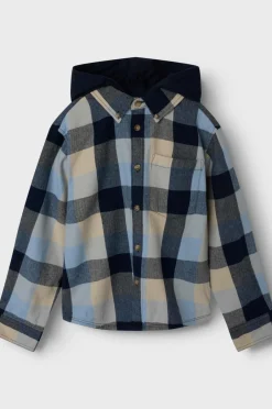 Name it Skjorte nkmLarry LS Overshirt WH^Børn Skjorter