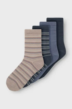 Discount Strømper nkmWak Wo/bl Sock 4-pak Børn Undertøj