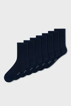 Name it Strømper nknSock 7P Solid Noos 7-pak^Børn Undertøj