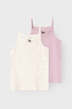 Name it Tanktop nkfStrap Floral 2-pak^Børn Toppe & T-Shirts