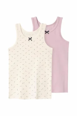Best Tanktop nmfTank Floral N 2-pak Børn Toppe & T-Shirts