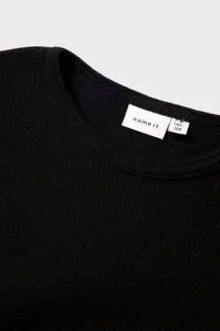Online Termisk top nknWax Wool Rib LS Børn Undertøj