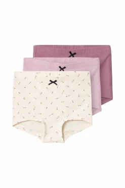 Name it Trusser NmfTights Floral 3-pak^Børn Undertøj