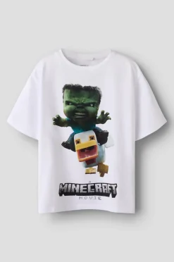 Sale T-shirt nkmNif Minecraft SS Børn Toppe & T-Shirts