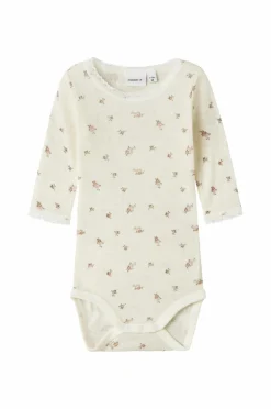 Discount baby Body nbfWang Wool Needle LS Børn Bodies