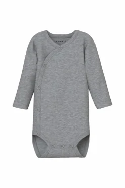 New baby Bodyer nbnBody LS Wrap Cloud 2-pak Børn Bodies