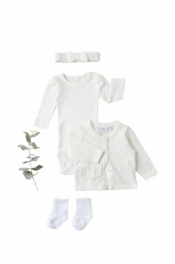 Clearance baby Cardigan nbfDesina LS Short Knit Card Børn Trøjer
