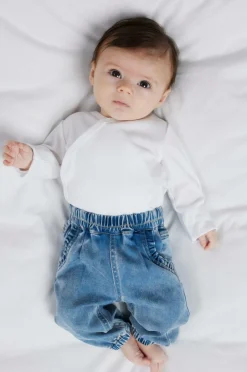 Name it baby Jeans nbfRose R Frill Jeans 1550-to^Børn Bukser, Jeans & Leggings