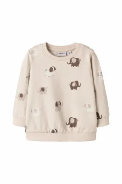 Name it baby Sweatshirt nbnoHapi LS Sweat Bru^Børn Trøjer