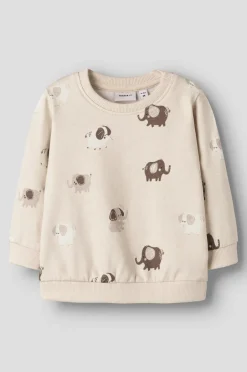 Name it baby Sweatshirt nbnoHapi LS Sweat Bru^Børn Trøjer
