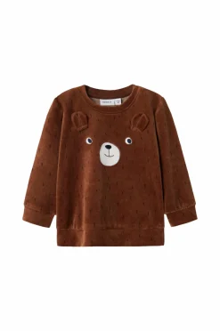 Name it baby Sweatshirt nbnNalwin LS Velour^Børn Trøjer