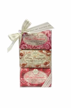 Sale Gift Box Rosa 3 x 150 g Kropspleje|Gaveæsker